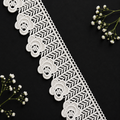Premium White Crochet Floral Embroidery Lace Border (13 mtr) for Saree, Blouse & Designer Wear